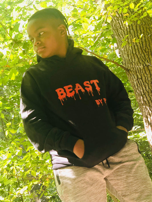 B.E.A.S.T. By Pj Boys Pullover Hooded Sweatshirt